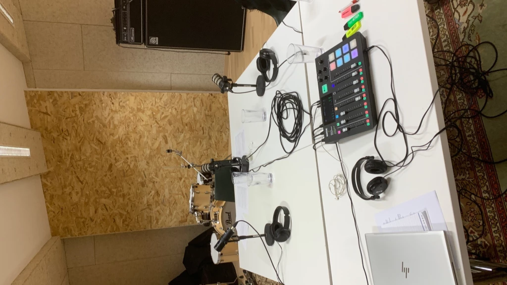 studio d'enregistrement podcast