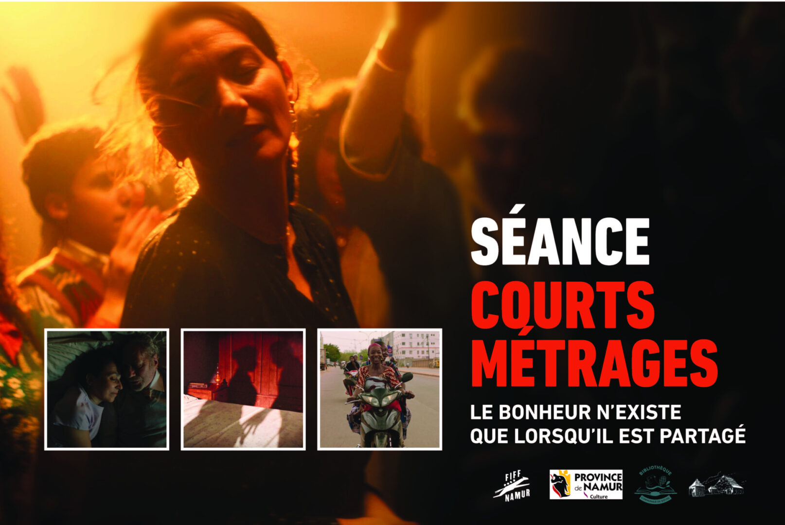 Séances de courts métrages dans 2 bibliothèques de la Province de Namur