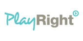 Play Right logo lichtblauw